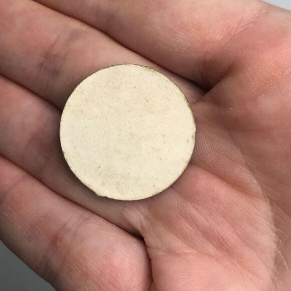 vintage wheel of fortune game free spin cardboard tokens 7 total 1 damaged - Picture 3 of 7